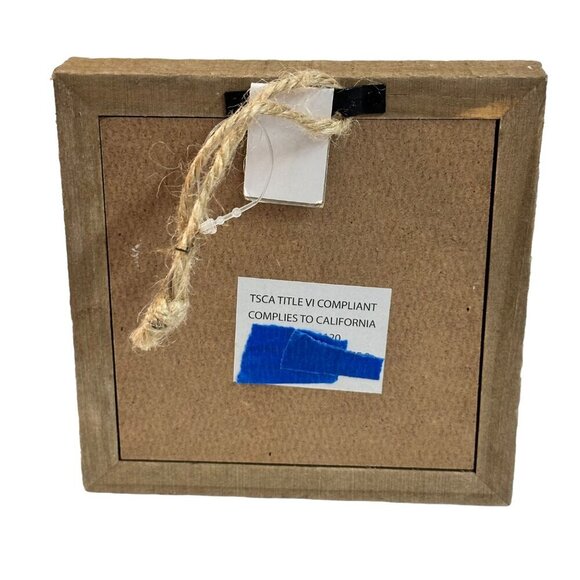 Patriotic Mini Wood Sign 4in July 4th American Rustic Primitive Tray Decor - Picture 6 of 7